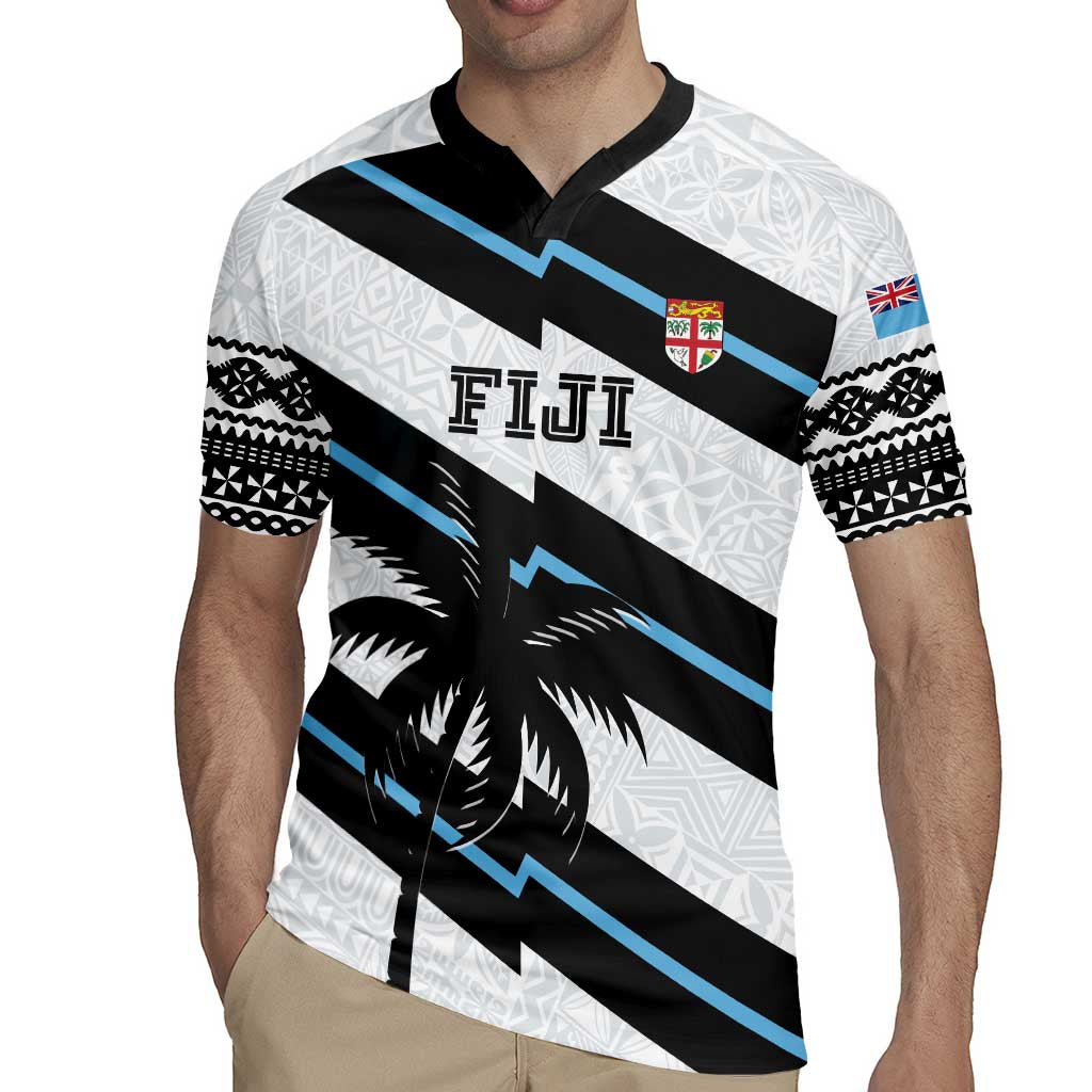 Custom Fiji 2024 Rugby Rugby Jersey Fijian Tapa Pattern