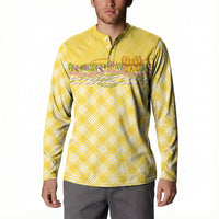 Hawaii Palaka Pikake Lokelani Plumeria Button Sweatshirt Melemele Coquette Bow