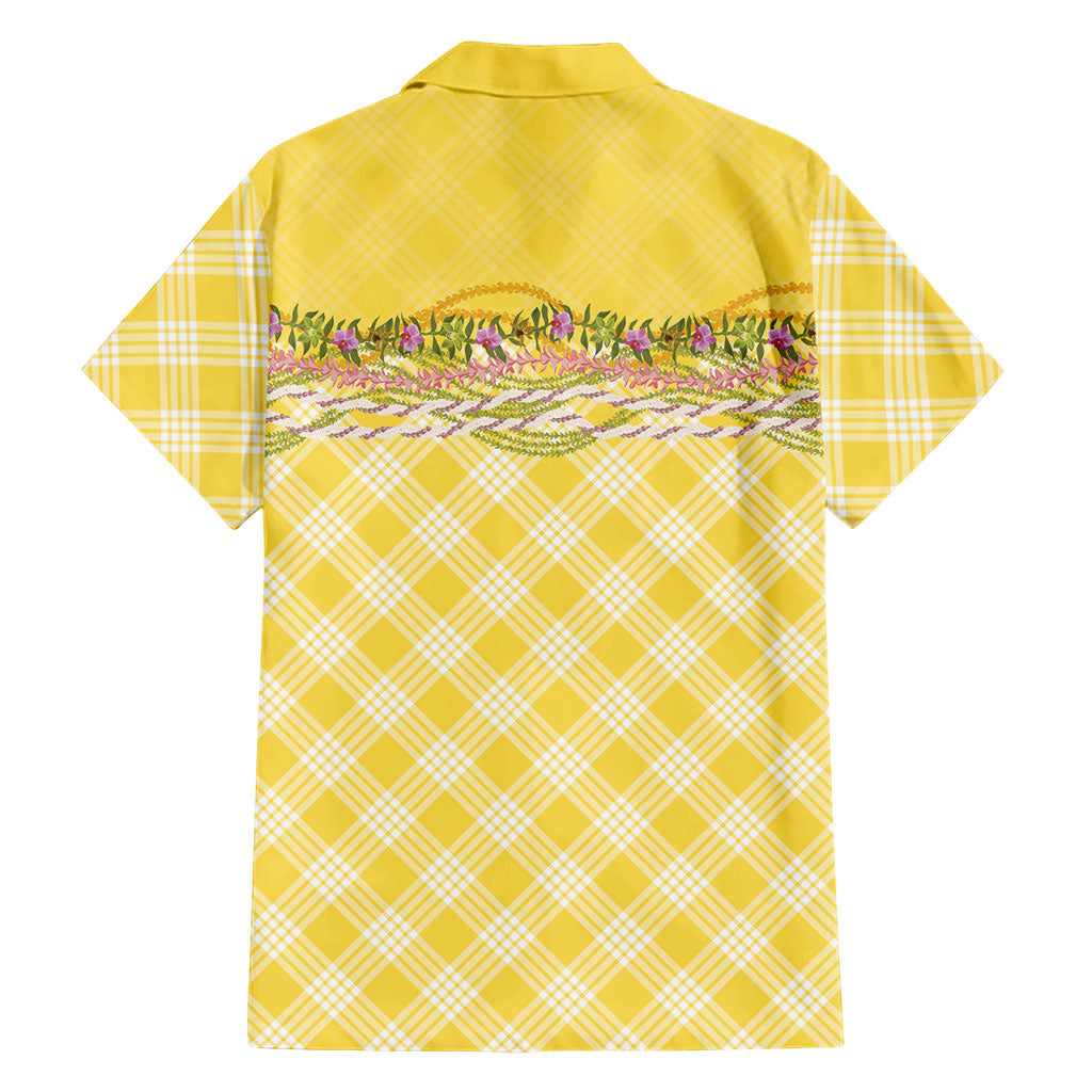 Hawaii Palaka Pikake Lokelani Plumeria Family Matching Off The Shoulder Long Sleeve Dress and Hawaiian Shirt Melemele Coquette Bow