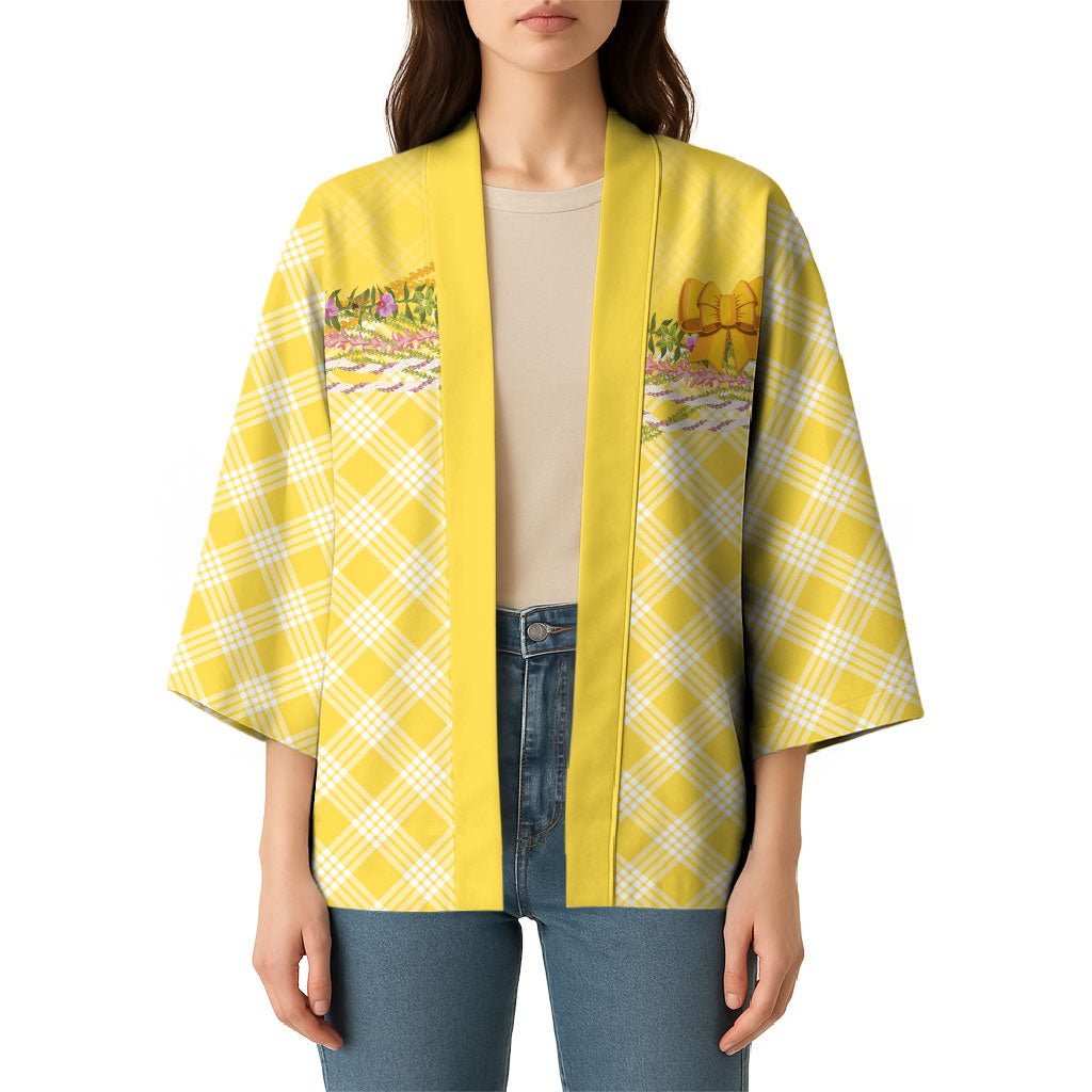Hawaii Palaka Pikake Lokelani Plumeria Kimono Melemele Coquette Bow