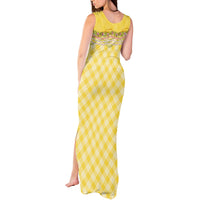 Hawaii Palaka Pikake Lokelani Plumeria Tank Maxi Dress Melemele Coquette Bow