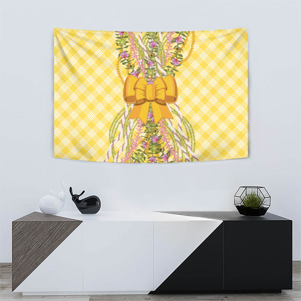 Hawaii Palaka Pikake Lokelani Plumeria Tapestry Melemele Coquette Bow