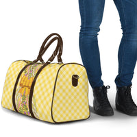 Hawaii Palaka Pikake Lokelani Plumeria Travel Bag Melemele Coquette Bow