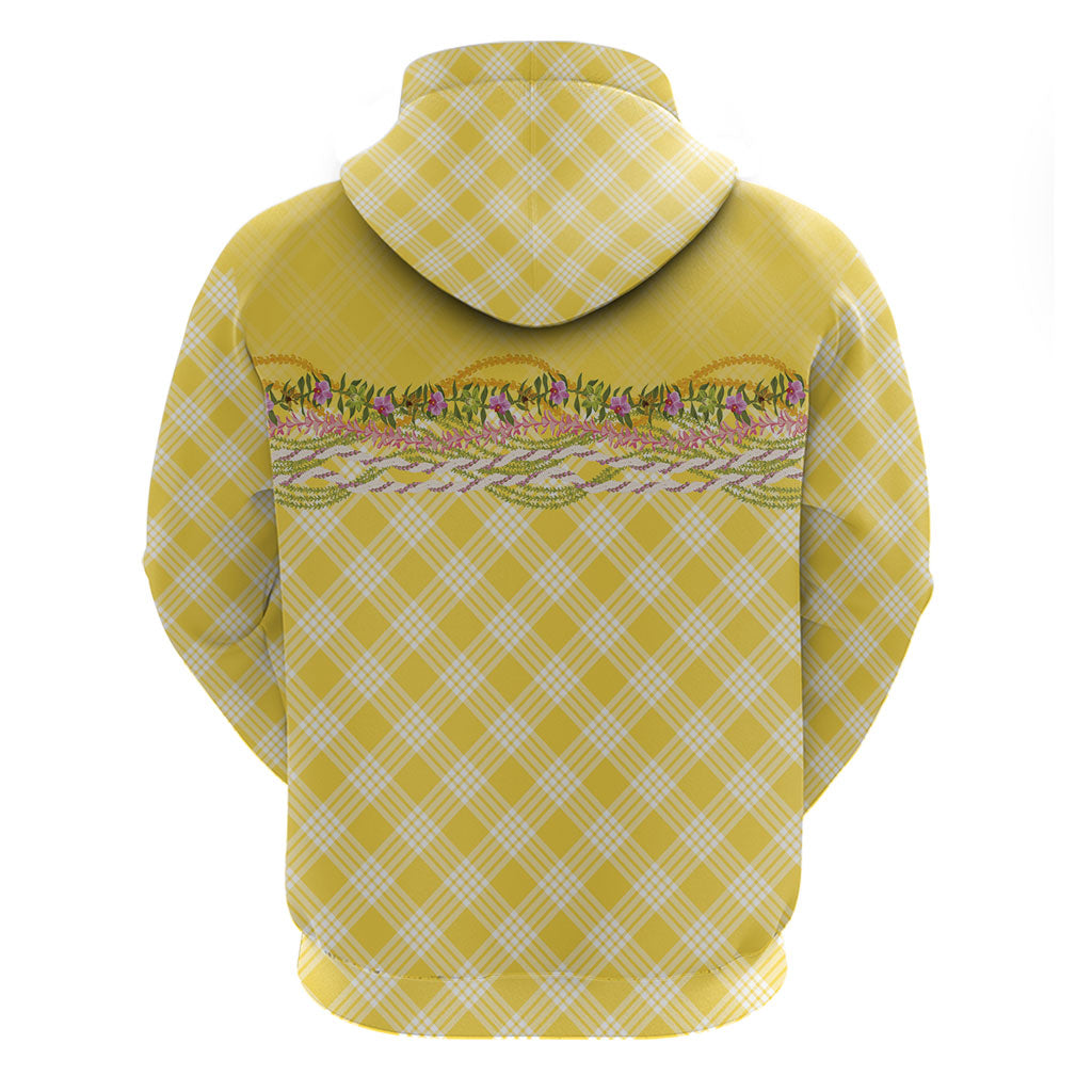 Hawaii Palaka Pikake Lokelani Plumeria Zip Hoodie Melemele Coquette Bow