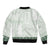Samoa Siapo Green Trimmed Bomber Jacket Samoa White Sunday - Polynesian Pride