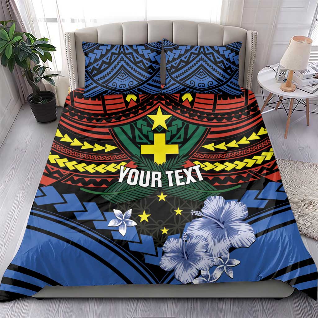 Personalised Vanuatu Tafea Province Bedding Set Unique Tropical Tribal Pattern LT01 - Polynesian Pride