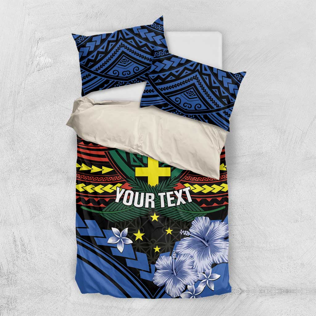 Personalised Vanuatu Tafea Province Bedding Set Unique Tropical Tribal Pattern LT01 US Twin 172cm x 218cm Colorful - Polynesian Pride