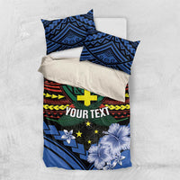 Personalised Vanuatu Tafea Province Bedding Set Unique Tropical Tribal Pattern LT01 US Twin 172cm x 218cm Colorful - Polynesian Pride