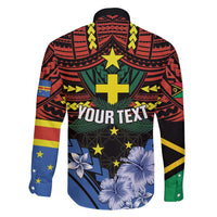 Personalised Vanuatu Tafea Province Family Matching Summer Maxi Dress and Hawaiian Shirt Unique Tropical Tribal Pattern