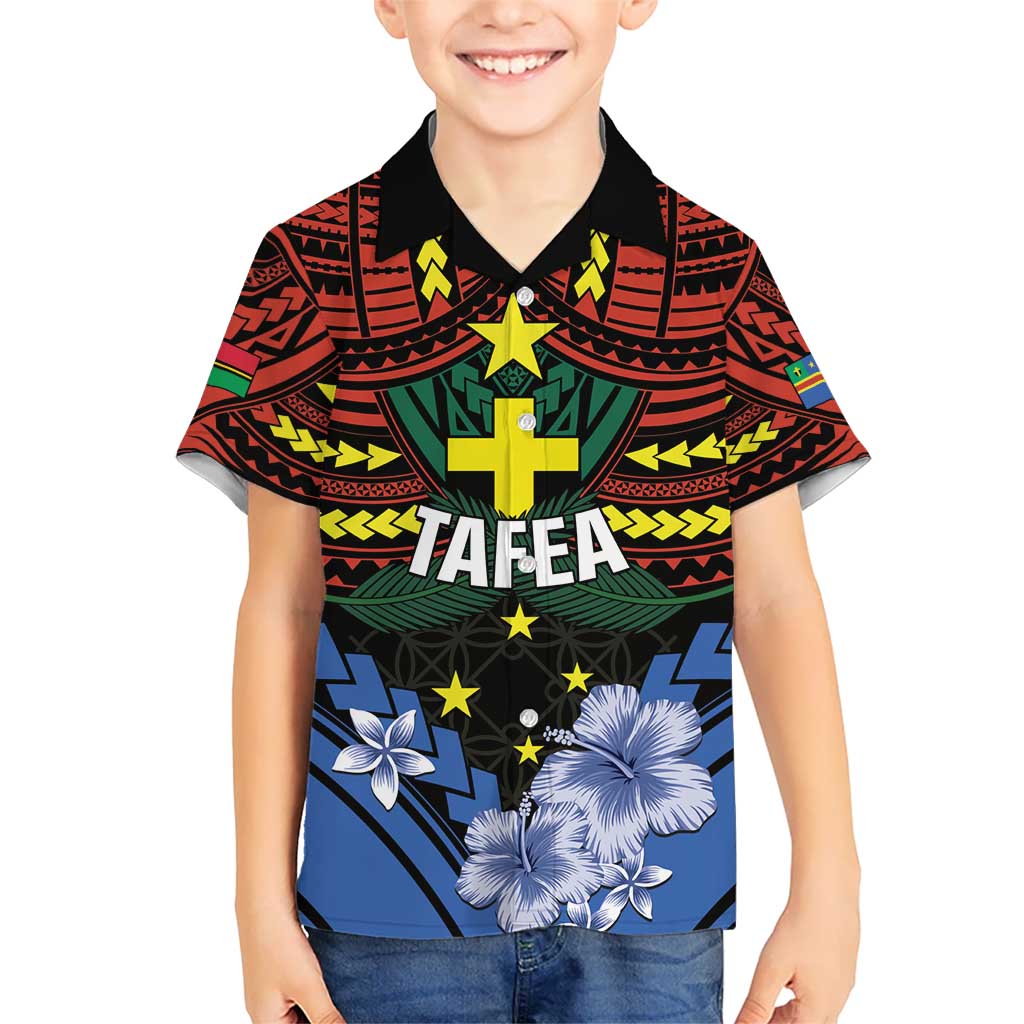 Personalised Vanuatu Tafea Province Kid Hawaiian Shirt Unique Tropical Tribal Pattern LT01 Kid Colorful - Polynesian Pride
