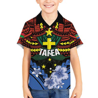 Personalised Vanuatu Tafea Province Kid Hawaiian Shirt Unique Tropical Tribal Pattern LT01 Kid Colorful - Polynesian Pride