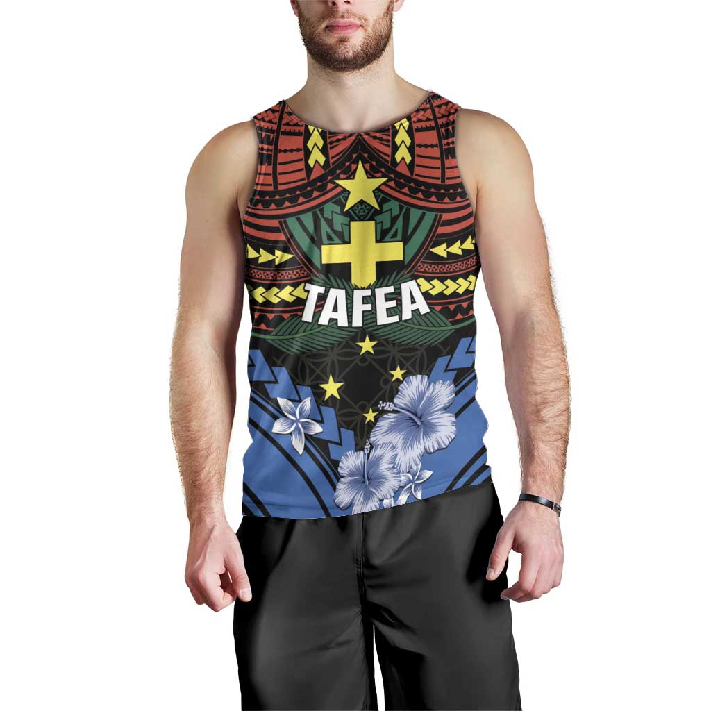 Personalised Vanuatu Tafea Province Men Tank Top Unique Tropical Tribal Pattern
