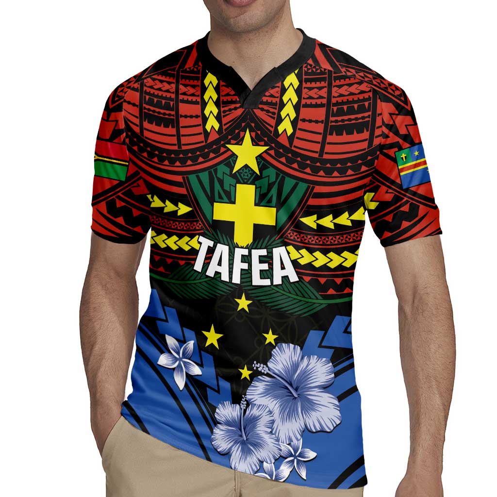 Personalised Vanuatu Tafea Province Rugby Jersey Unique Tropical Tribal Pattern