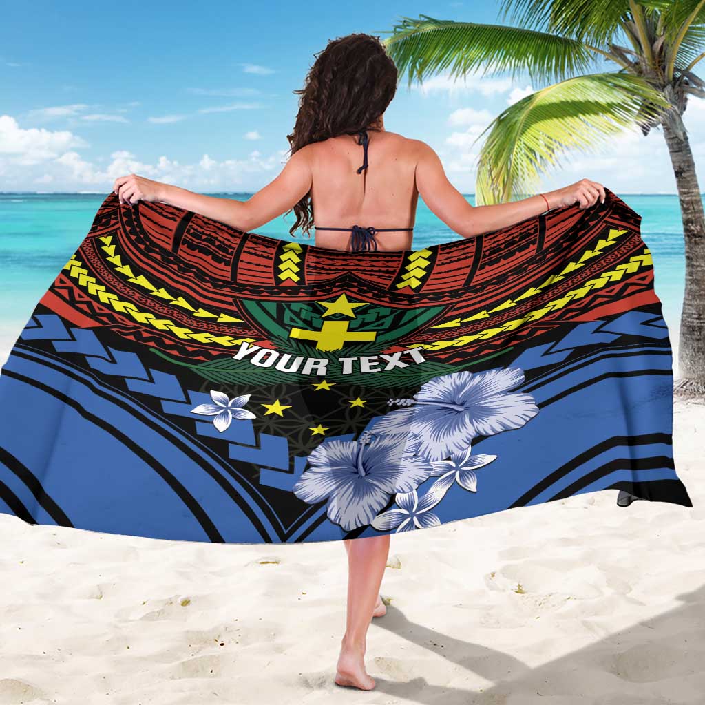 Personalised Vanuatu Tafea Province Sarong Unique Tropical Tribal Pattern