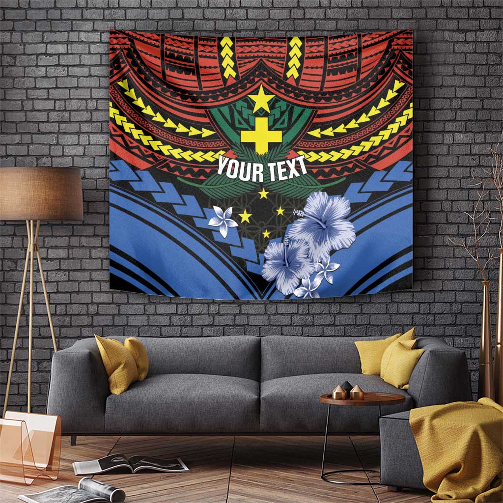Personalised Vanuatu Tafea Province Tapestry Unique Tropical Tribal Pattern LT01 - Polynesian Pride