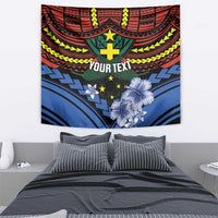 Personalised Vanuatu Tafea Province Tapestry Unique Tropical Tribal Pattern LT01 - Polynesian Pride