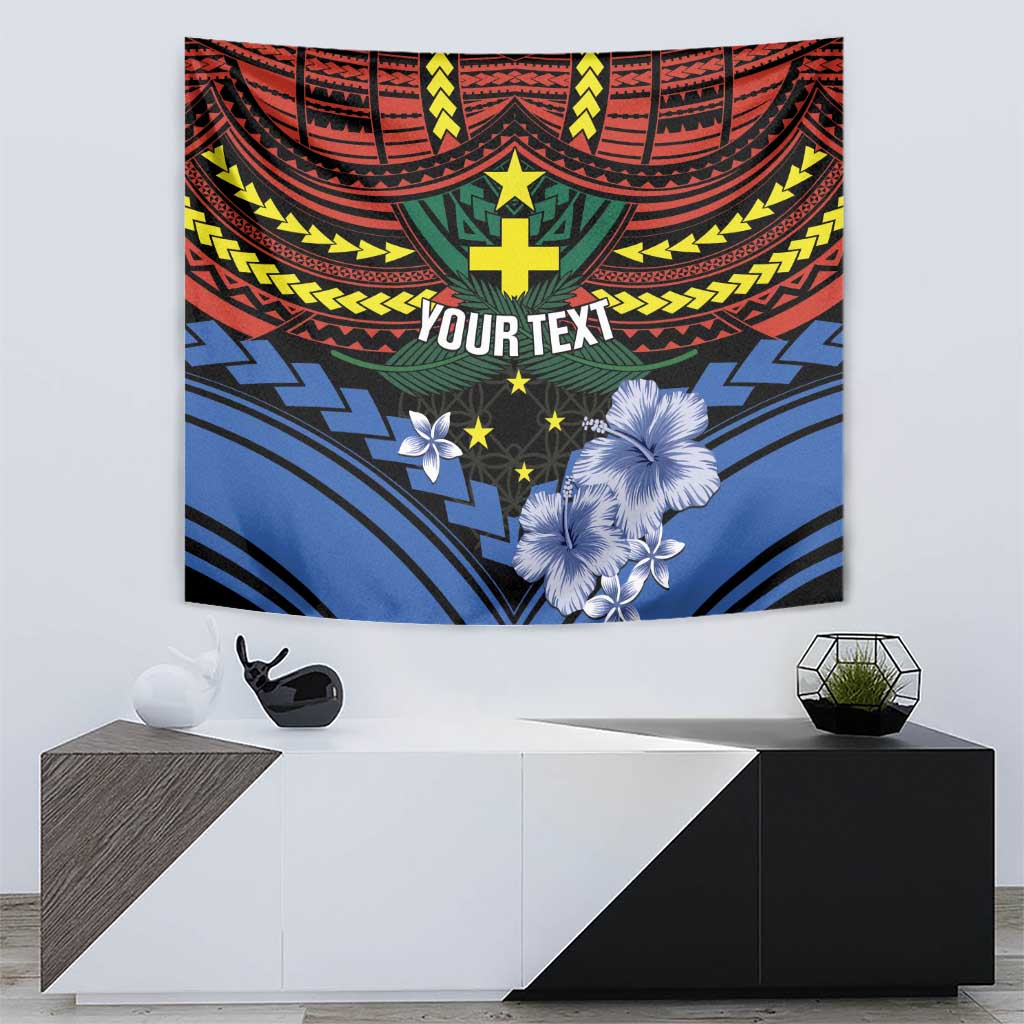 Personalised Vanuatu Tafea Province Tapestry Unique Tropical Tribal Pattern LT01 - Polynesian Pride