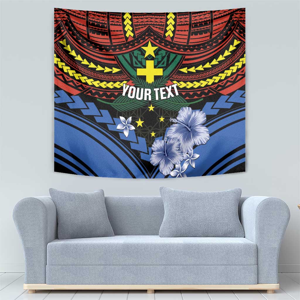 Personalised Vanuatu Tafea Province Tapestry Unique Tropical Tribal Pattern LT01 - Polynesian Pride