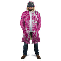 New Zealand Silver Fern Rugby All Pink Cloak Maori Tiki Player With Ta Moko Tribal - Polynesian Pride