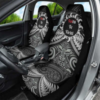 Toitu Te Tiriti Aotearoa Silver Fern Car Seat Cover New Zealand Maori Pattern LT01 - Polynesian Pride