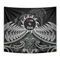 Toitu Te Tiriti Aotearoa Silver Fern Tapestry New Zealand Maori Pattern LT01 - Polynesian Pride