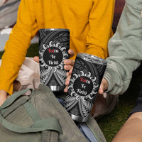 Toitu Te Tiriti Aotearoa Silver Fern Tumbler Cup Maori Pattern