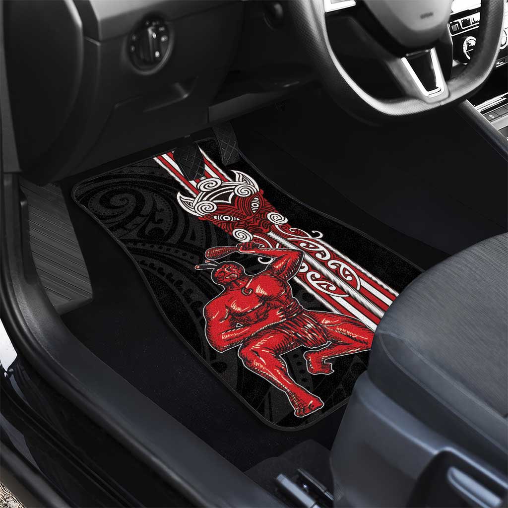 Toitu Te Reo Maori Toitu Te Whenua Toitu Te Tiriti Car Mats Maori Warrior New Zealand
