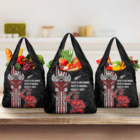 Toitu Te Reo Maori Toitu Te Whenua Toitu Te Tiriti Grocery Bag Maori Warrior New Zealand