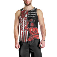 Toitu Te Reo Maori Toitu Te Whenua Toitu Te Tiriti Men Tank Top Maori Warrior New Zealand