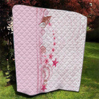Pink Plumeria Sea Shell Quilt Starfish Polynesian Pattern - Polynesian Pride