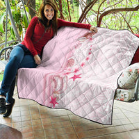 Pink Plumeria Sea Shell Quilt Starfish Polynesian Pattern - Polynesian Pride