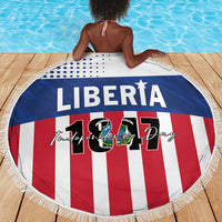 Liberia 1847 Beach Blanket Happy Independence Day