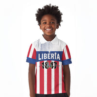 Personalized Liberia 1847 Kid Polo Shirt Happy Independence Day