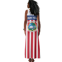 Personalized Liberia 1847 Tank Maxi Dress Happy Independence Day