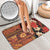 Hawaii Christmas Poinsettia Lei Bathroom Set Tapa Pattern - Polynesian Pride