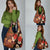 Hawaii Christmas Poinsettia Lei Grocery Bag Tapa Pattern - Polynesian Pride