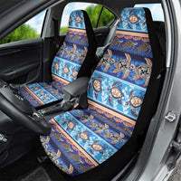 Hawaii Turtles Pattern Special Blue Car Seat Cover - Polynesian Pride
