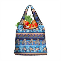 Hawaii Turtles Pattern Special Blue Grocery Bag - Polynesian Pride