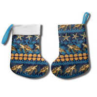 Hawaii Turtles Starfish Unique Pattern Christmas Stocking - Polynesian Pride