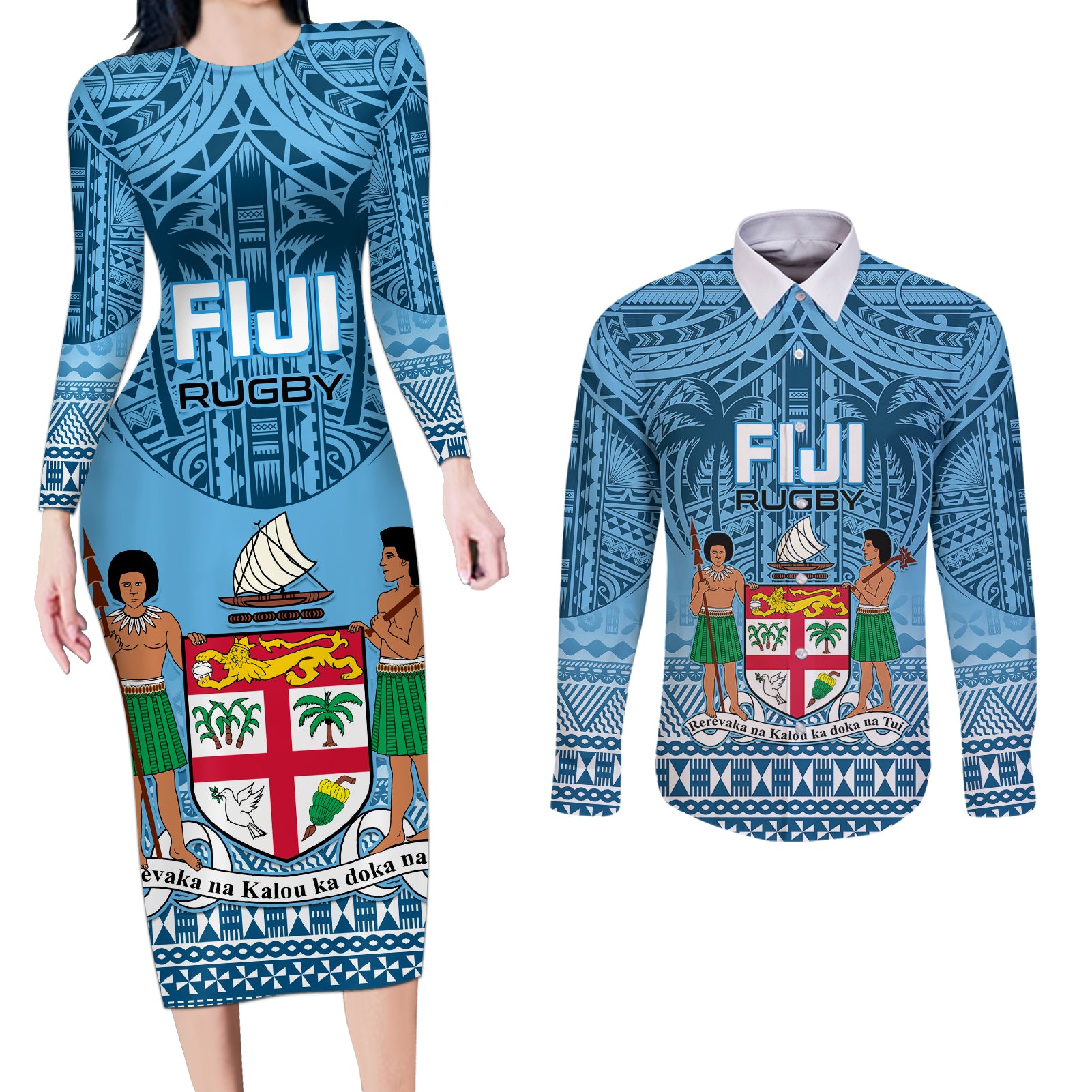 custom-fiji-rugby-couples-matching-long-sleeve-bodycon-dress-and-long-sleeve-button-shirts-fijian-go-2023-world-cup