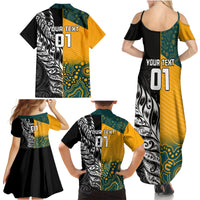 custom-new-zealand-and-ausrtralia-rugby-family-matching-summer-maxi-dress-and-hawaiian-shirt-wallabies-kiwi-silver-fern-2023-world-cup