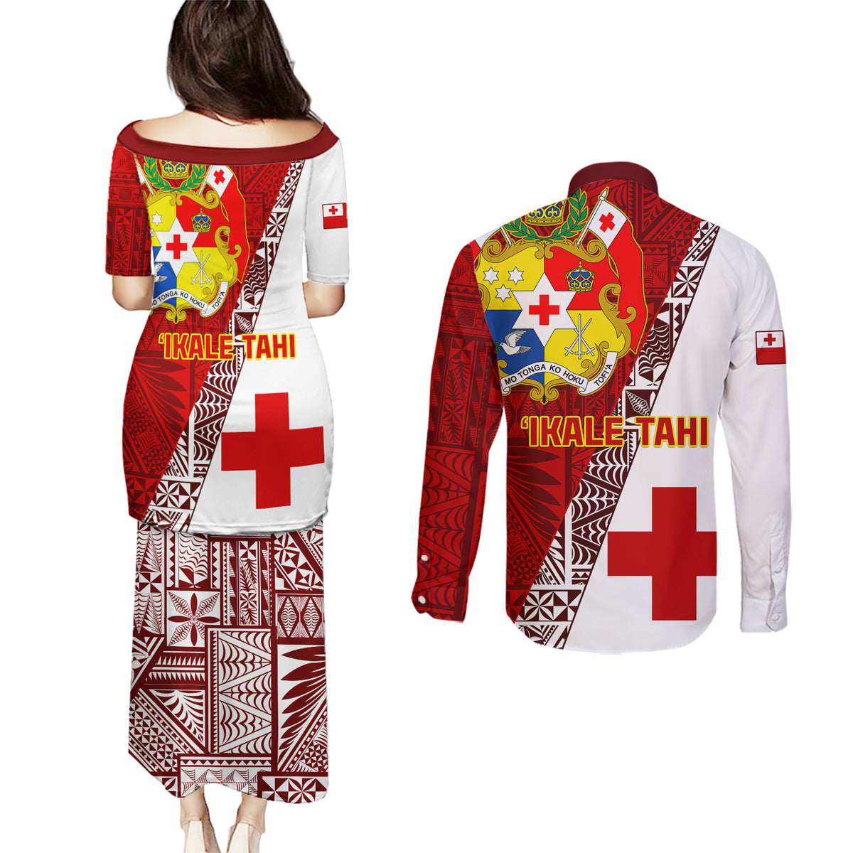 tonga-rugby-couples-matching-puletasi-dress-and-long-sleeve-button-shirts-tongan-go-2023-world-cup