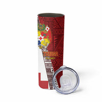 Tonga Rugby Skinny Tumbler Go Tongan