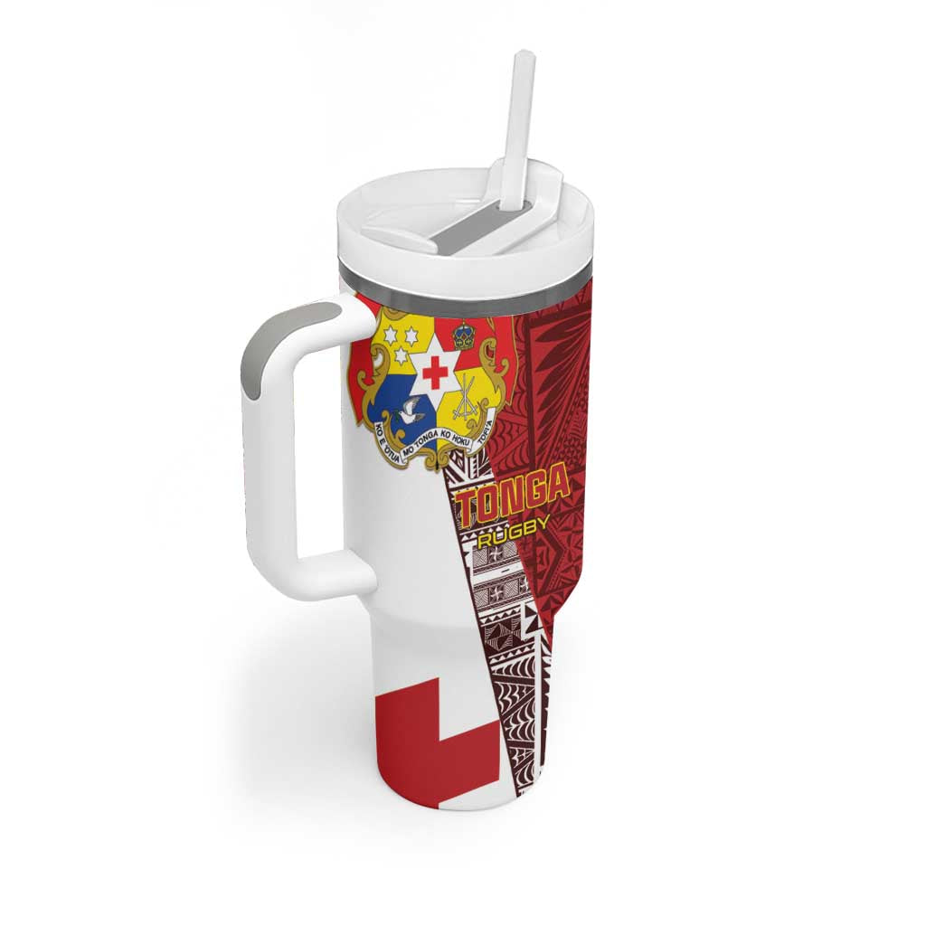 Tonga Rugby Tumbler With Handle Go Tongan