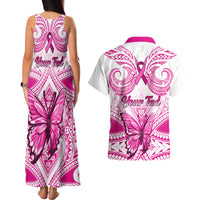 personalised-pink-out-couples-matching-tank-maxi-dress-and-hawaiian-shirt-breast-cancer-awareness-polynesian-pattern-white-version