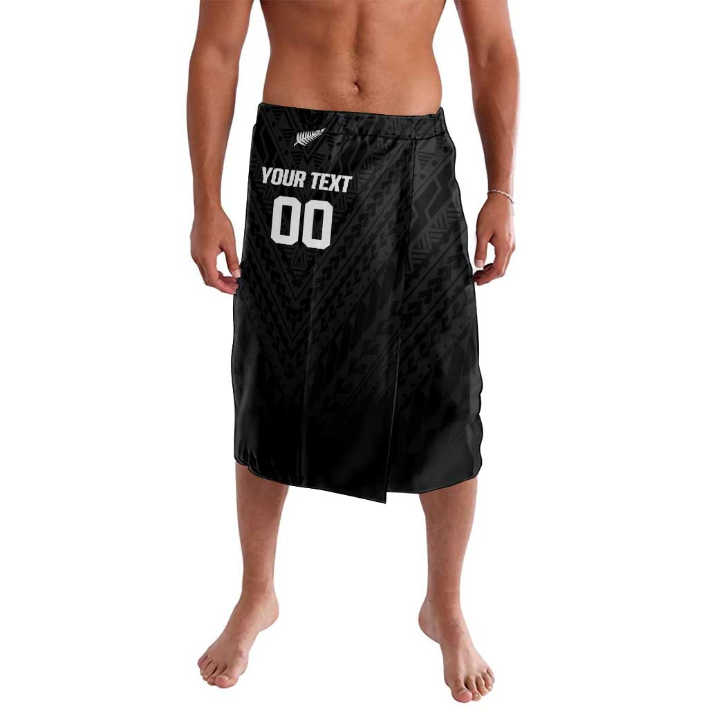 Custom Football New Zealand Lavalava Aotearoa United Black Version - Polynesian Pride