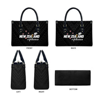 Football New Zealand Leather Bag Aotearoa United Black Version LT01 - Polynesian Pride