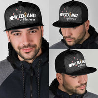Football New Zealand Mesh Trucker Cap Aotearoa United Black Version LT01 - Polynesian Pride