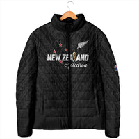 Custom Football New Zealand Padded Jacket Aotearoa United Black Version LT01 - Polynesian Pride