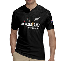 Custom Football New Zealand Rugby Jersey Aotearoa United Black Version LT01 - Polynesian Pride